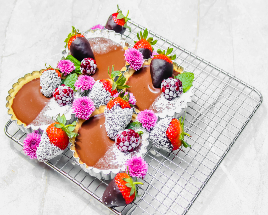 Mini Salted Chocolate Tarts | FreshlyKenya