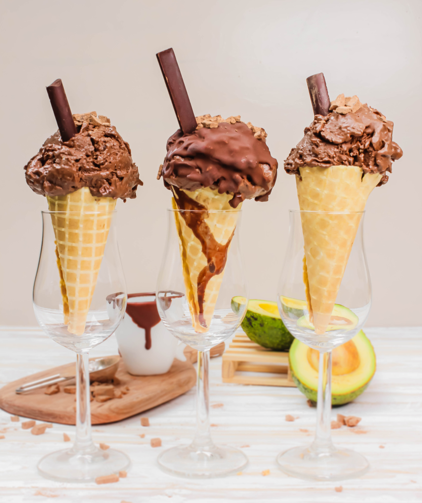 No-churn Chocolate Avocado Ice-cream | FreshlyKenya