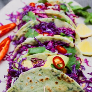 Halloumi tacos