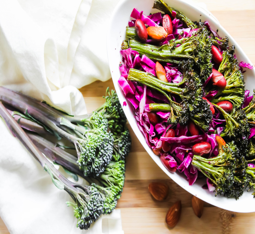 Purple Tender-stem Broccoli Salad | FreshlyKenya
